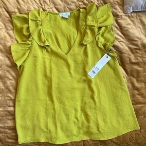 Green Plus Size Blouse